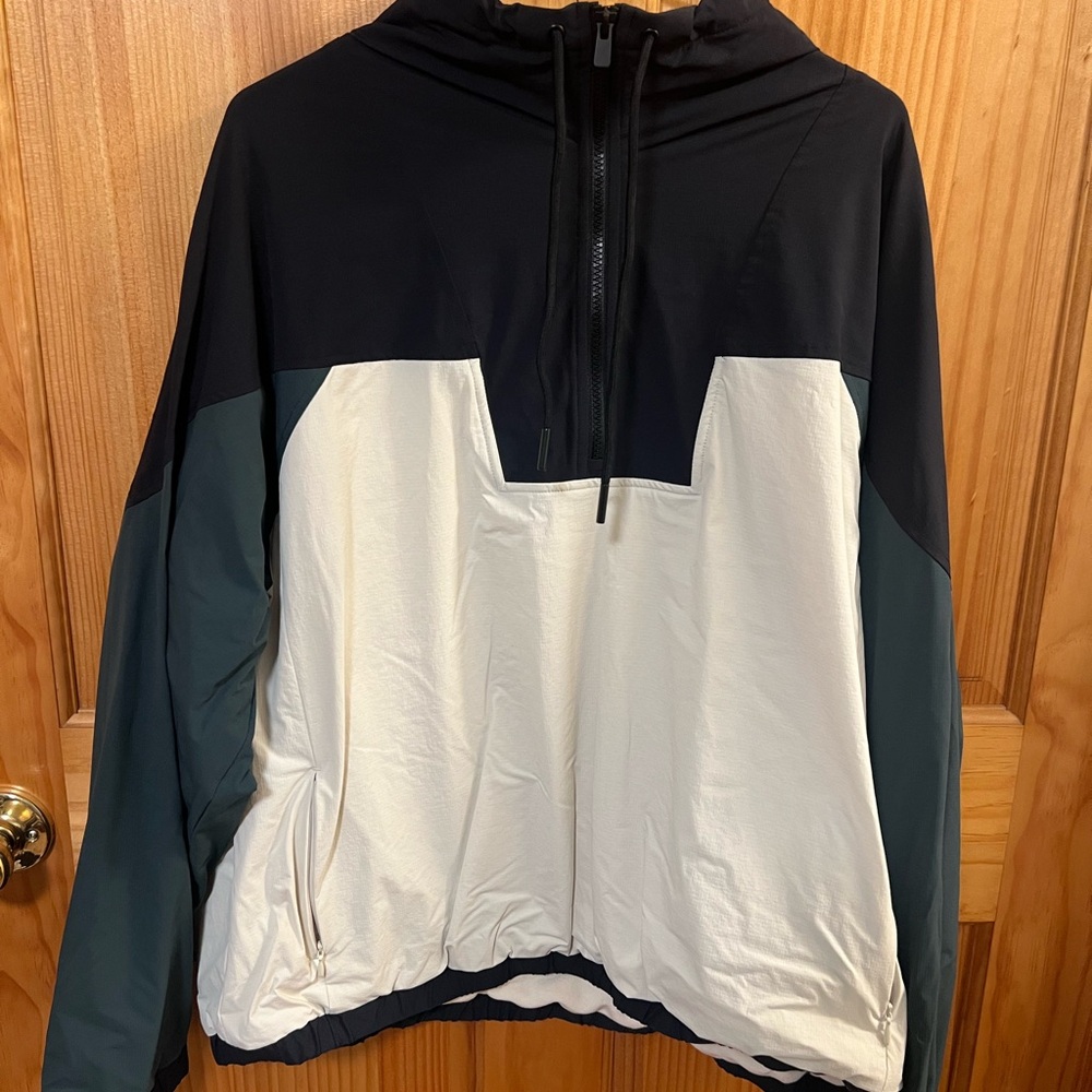 Black and White Colorblock Jacket